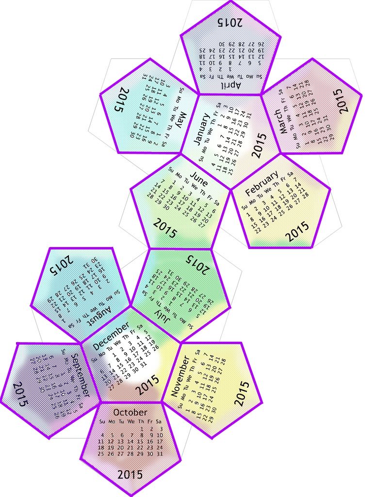 Dodecahedron Template Printable