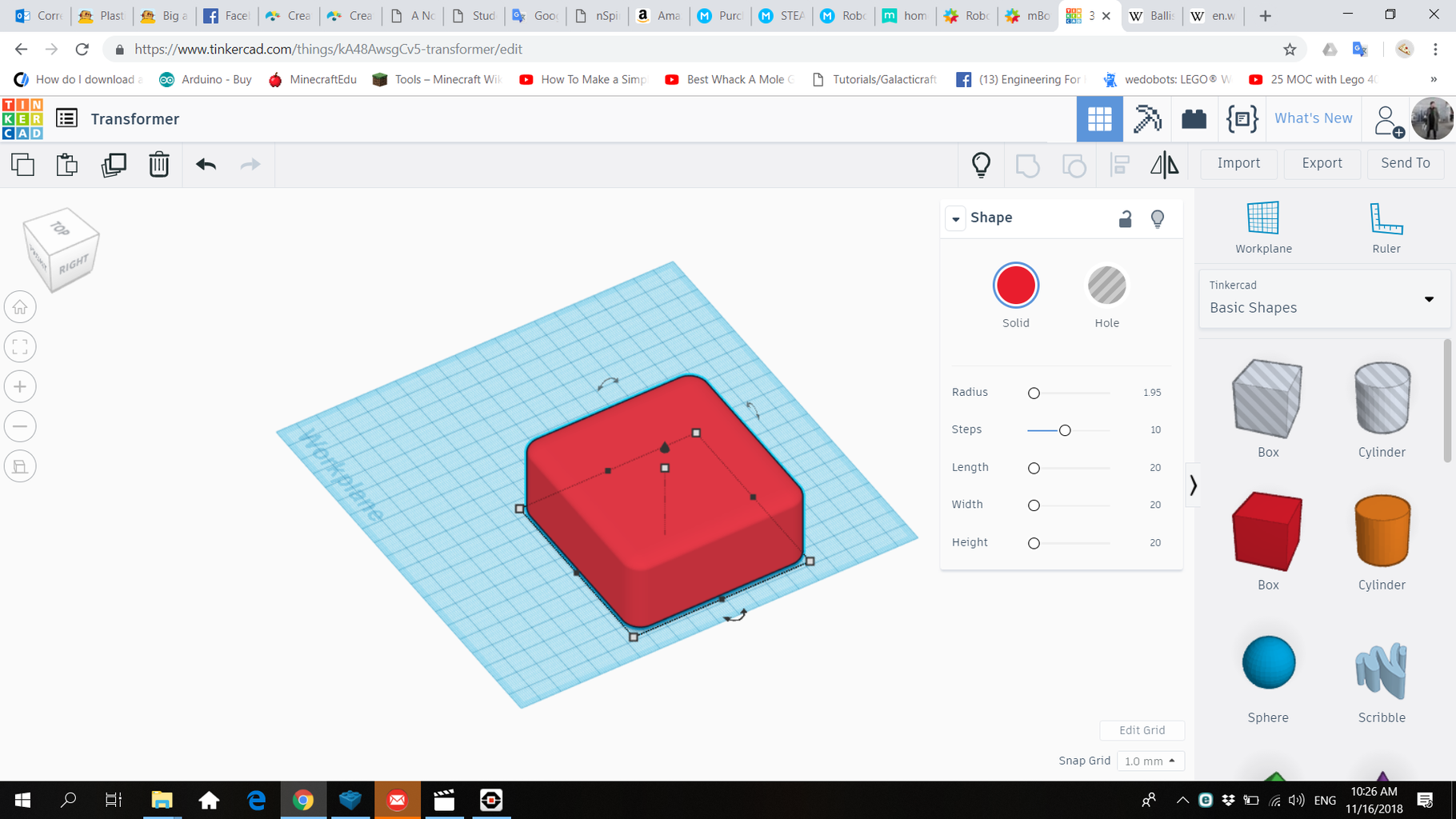 Creating a Transformer With Tinkercad : 15 Steps (with Pictures ...