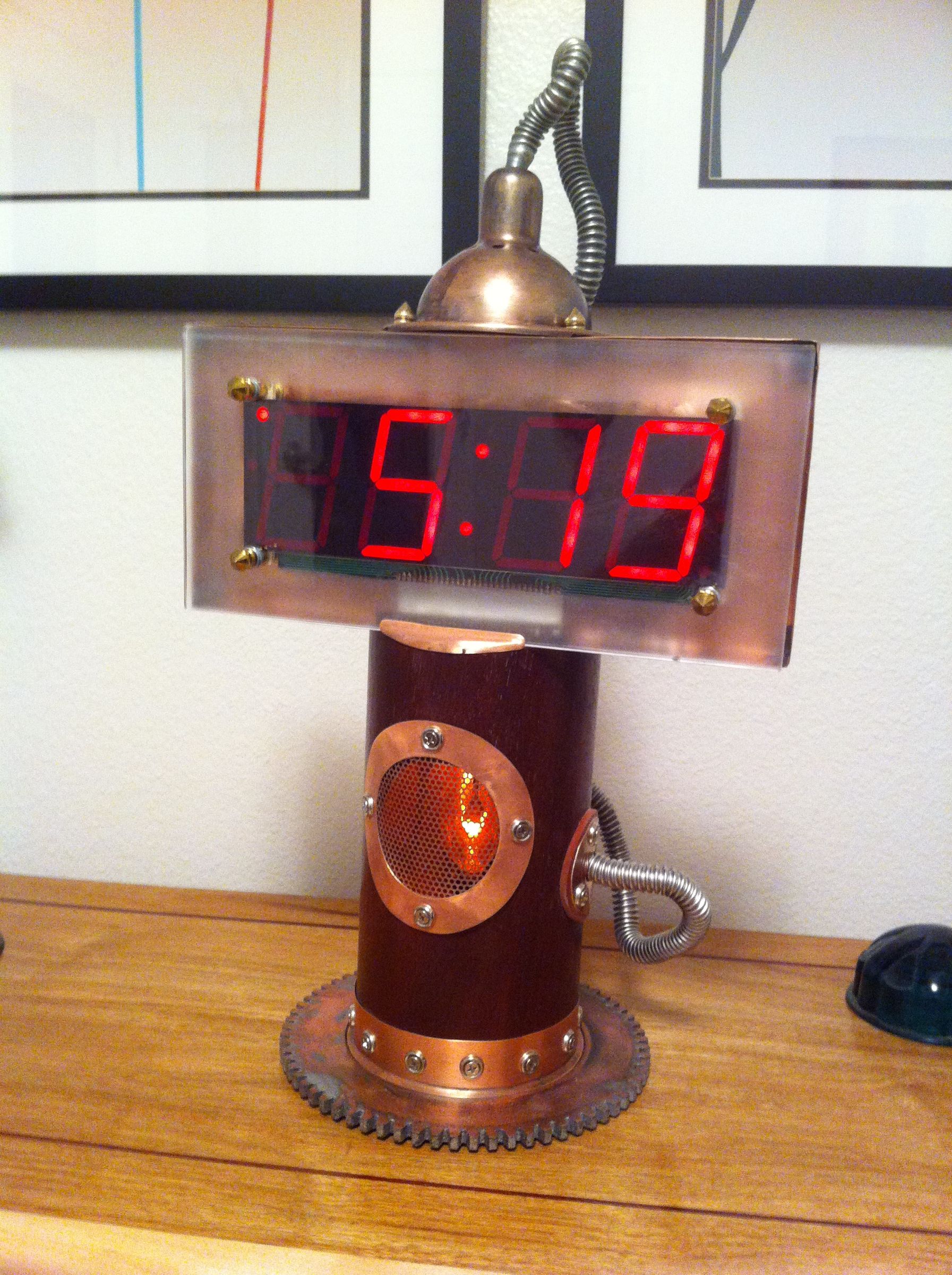 Steampunk Clock "firepump"