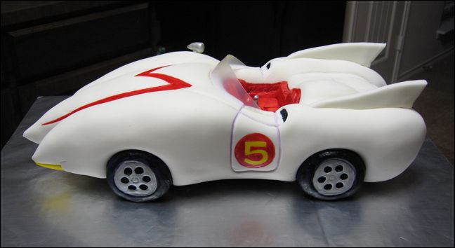 How to Make a Mach 5 From Speed Racer Cake