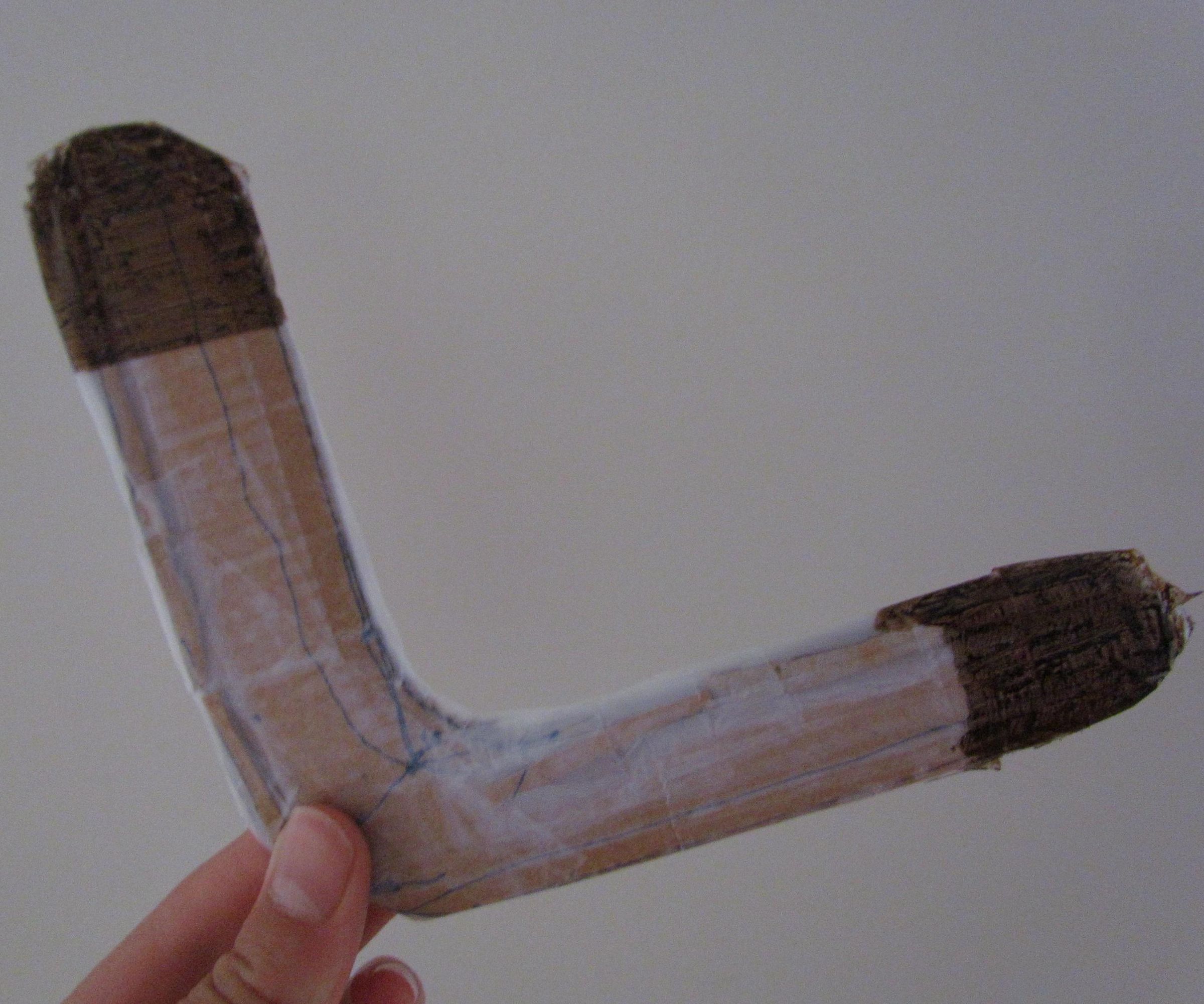 DIY Cardboard Boomerang!