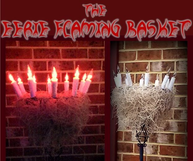 Eerie Flaming Basket