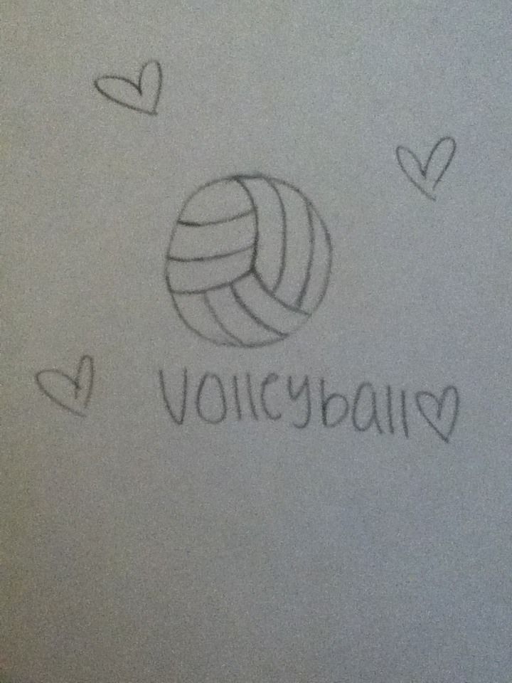 How to Draw a Volleyball