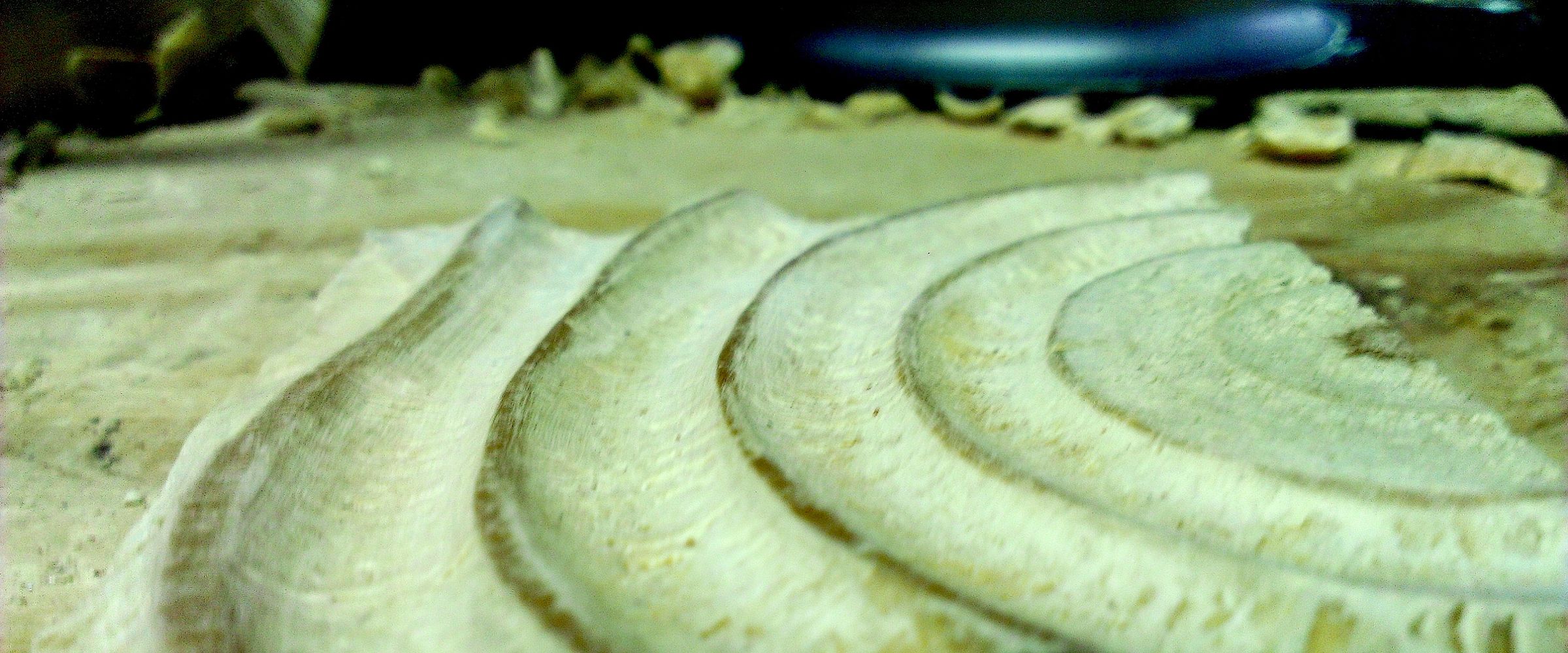 Grain Pattern Coaster. I Made It at Techshop