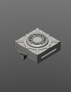Stargate 3D Locket With Hidden Locking Mechanism