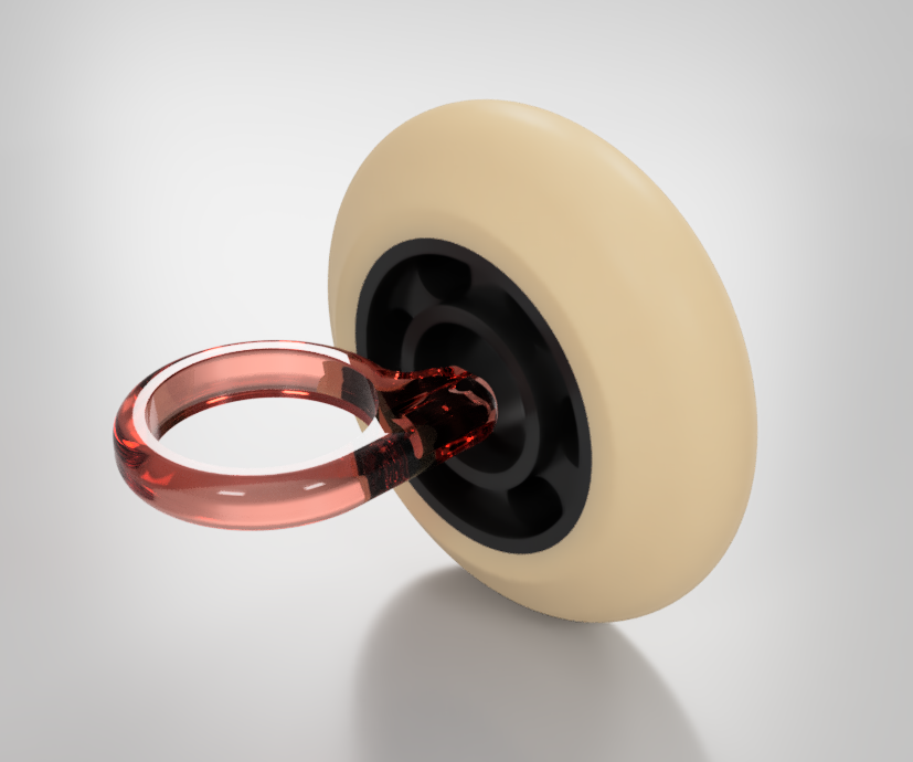 Standing Desk Monitor Wheel