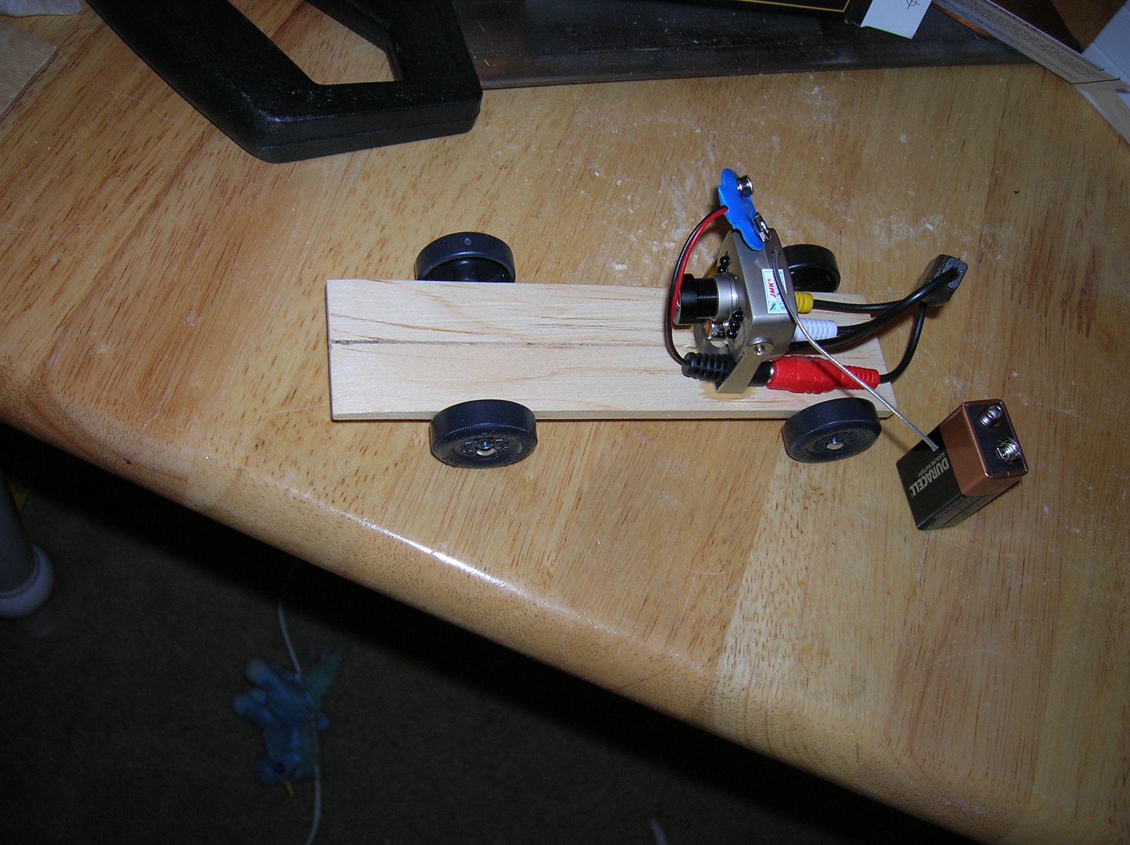 Pinewood Derby Video Car (with Suspension)