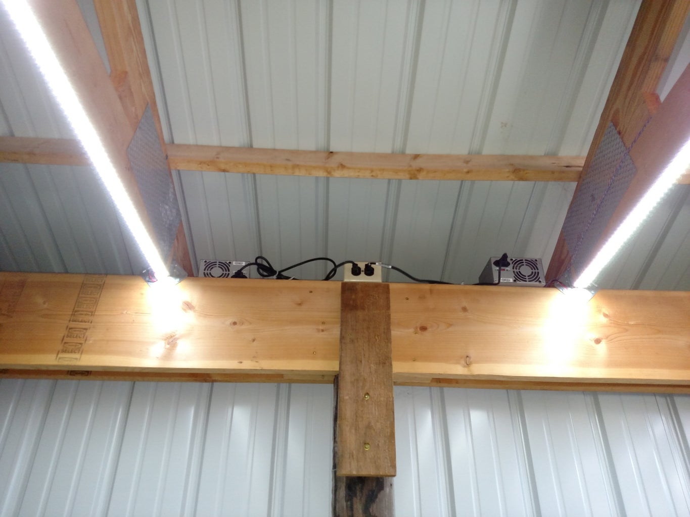 Inexpensive Garage Lights From LED Strips : 6 Steps (with Pictures