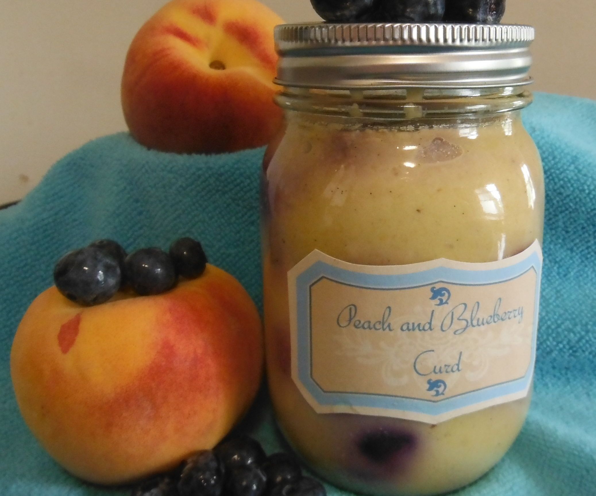 Peach and Blueberry Curd