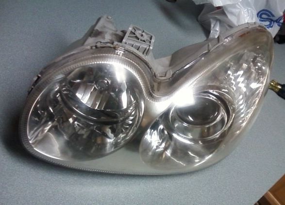 Painting Car Headlights