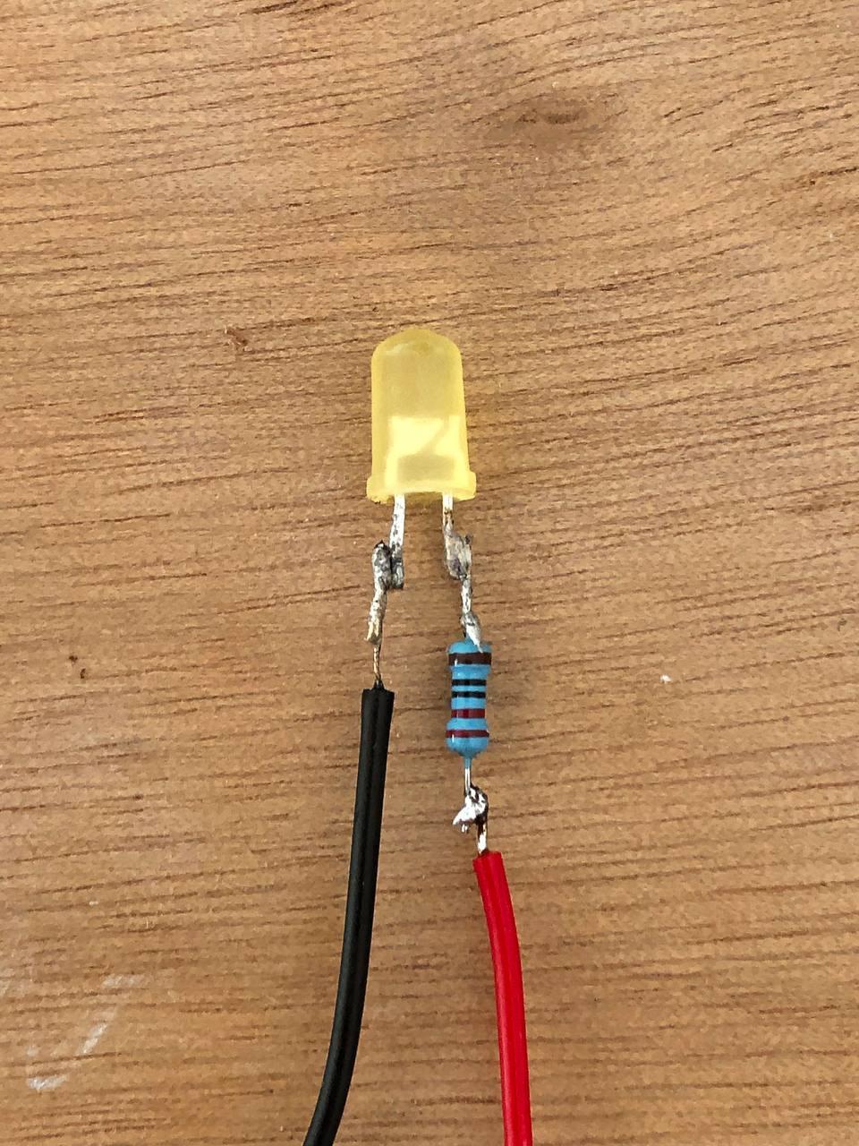 Soldering the First LED