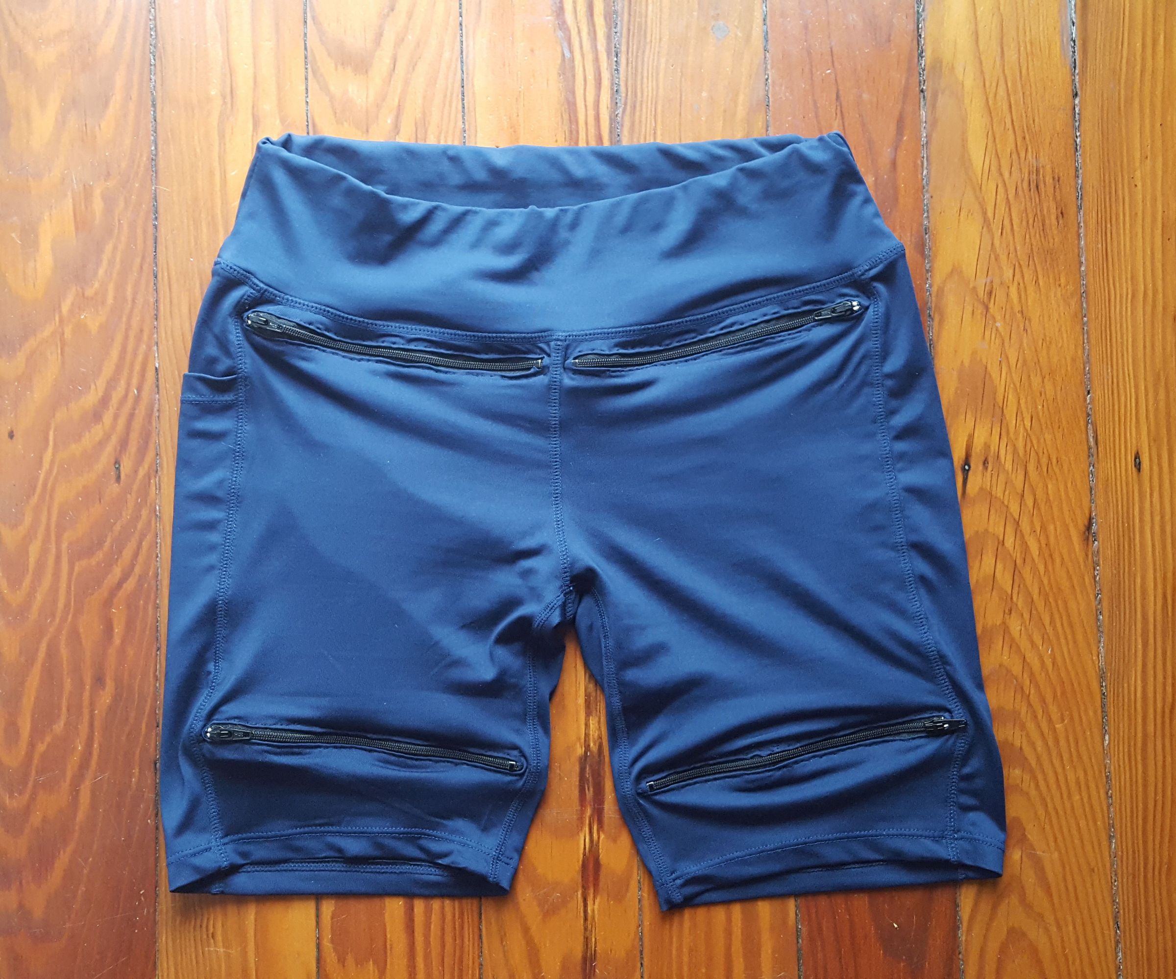 Zipper Pocket Underpants With Bottom Loading Zipper