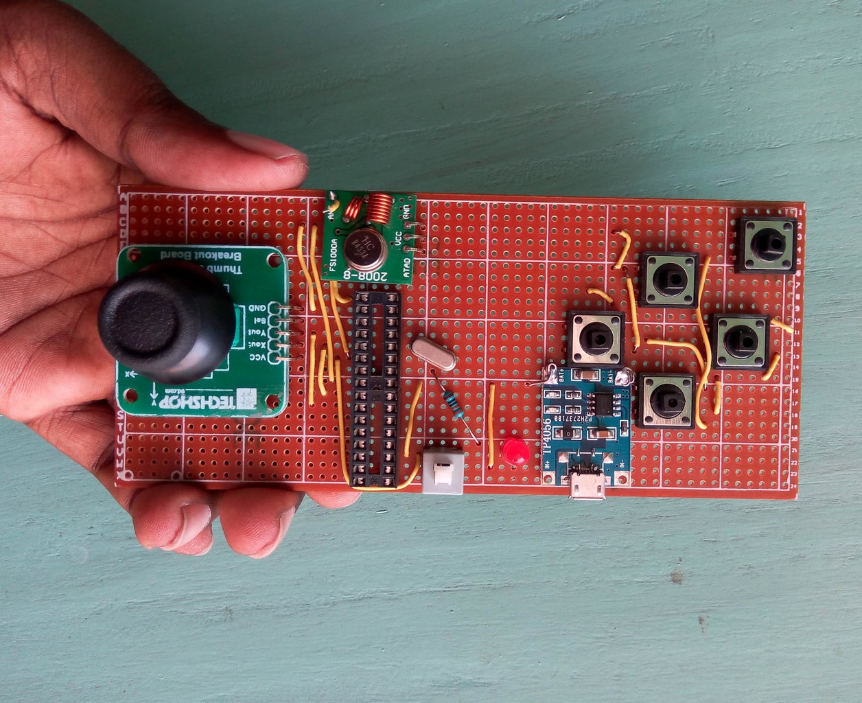 DIY Wireless Joystick (Wireless Gaming) : 11 Steps (with Pictures ...