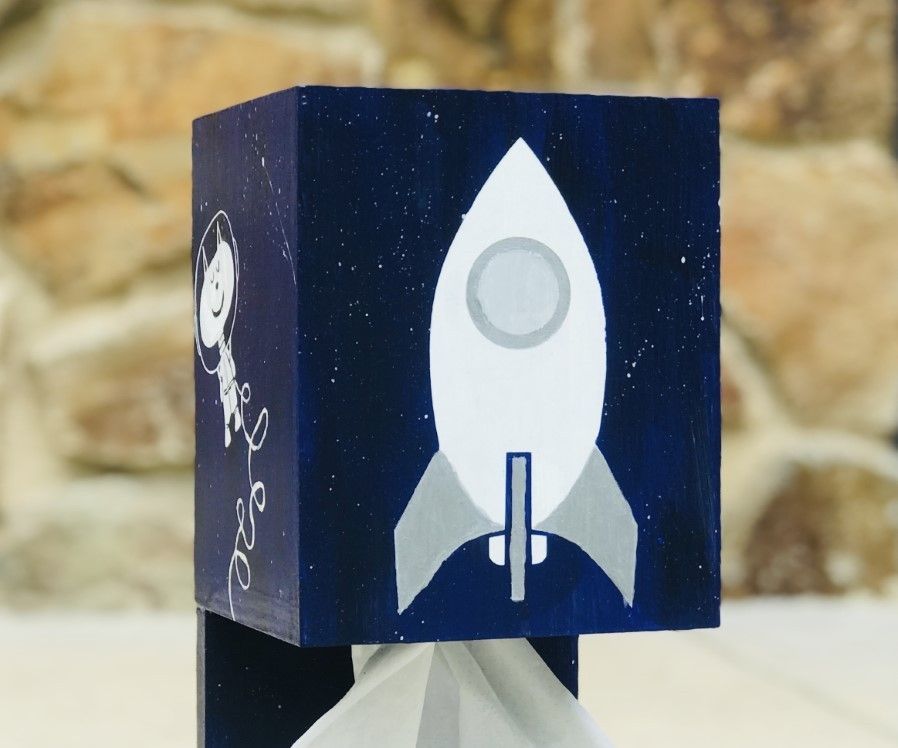 The Space Cat Tissue Box Holder