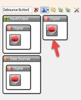 Using One Button - in Visuino Add & Connect Components