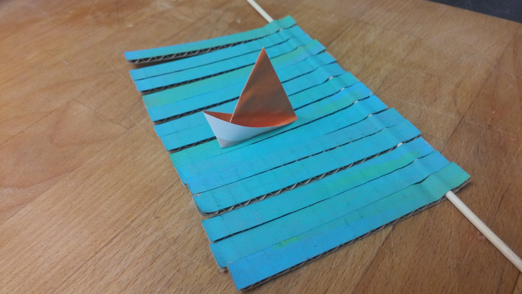 Cardboard Mechanical Wave Toy : 5 Steps (with Pictures) - Instructables
