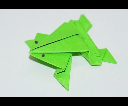 ORIGAMI FROG (Traditional Model) / DIY Beauty and Easy