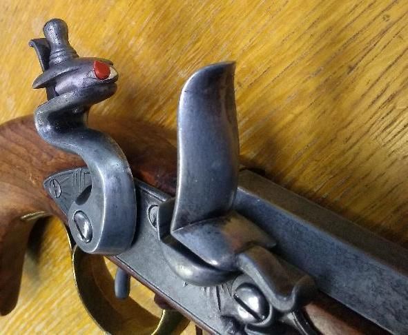Convert a Toy Flintlock Pistol to Fire Caps