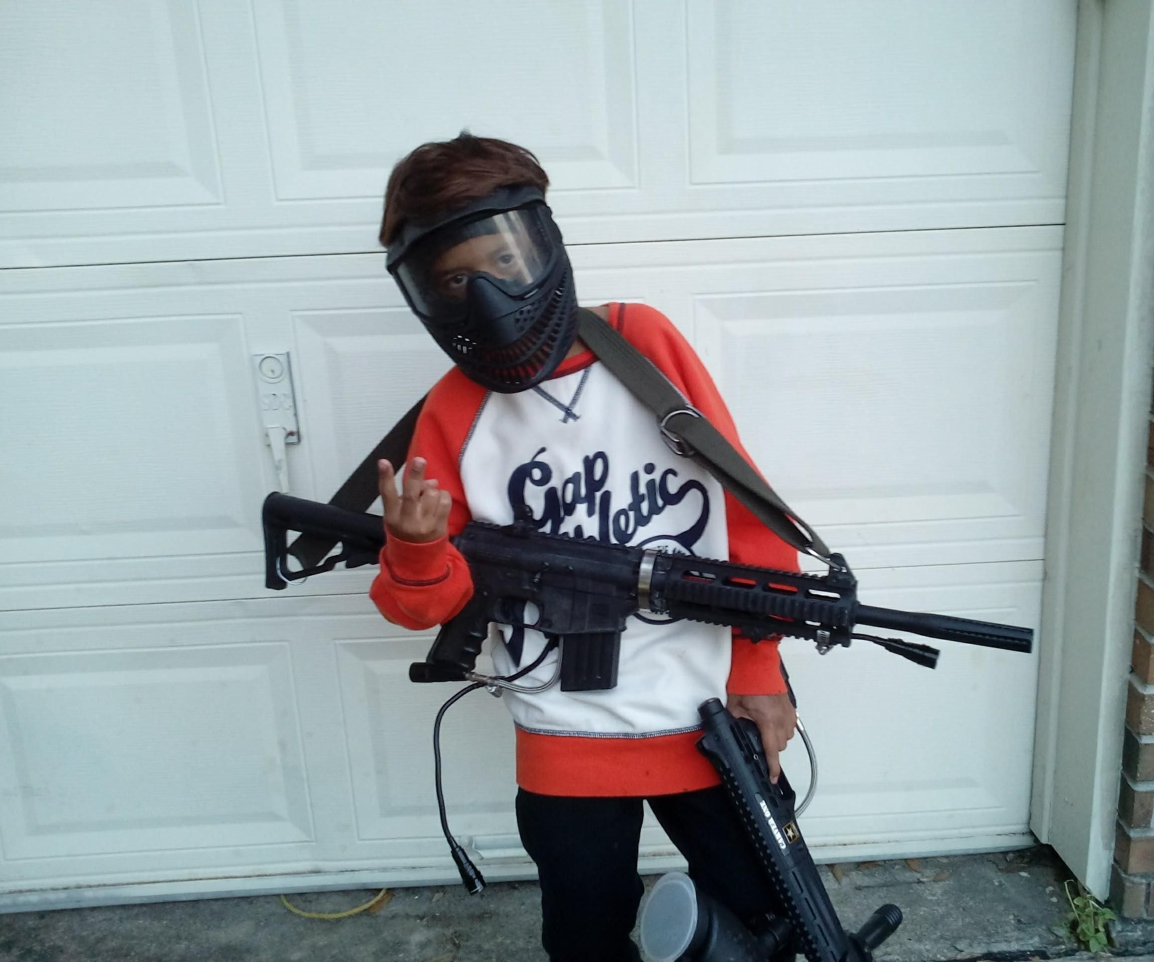 LIGHT-UP Paintball Helmet