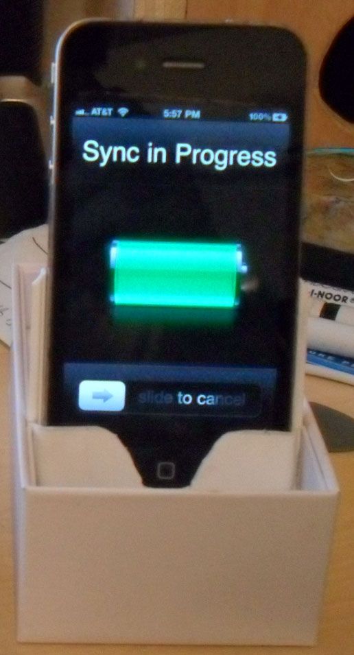 IPhone 4 Dock From IPhone 4 Packaging