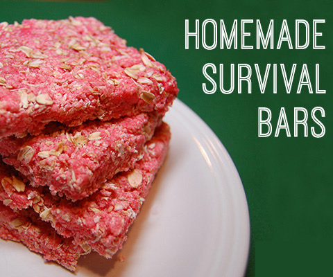 How to make your own homemade survival bars!