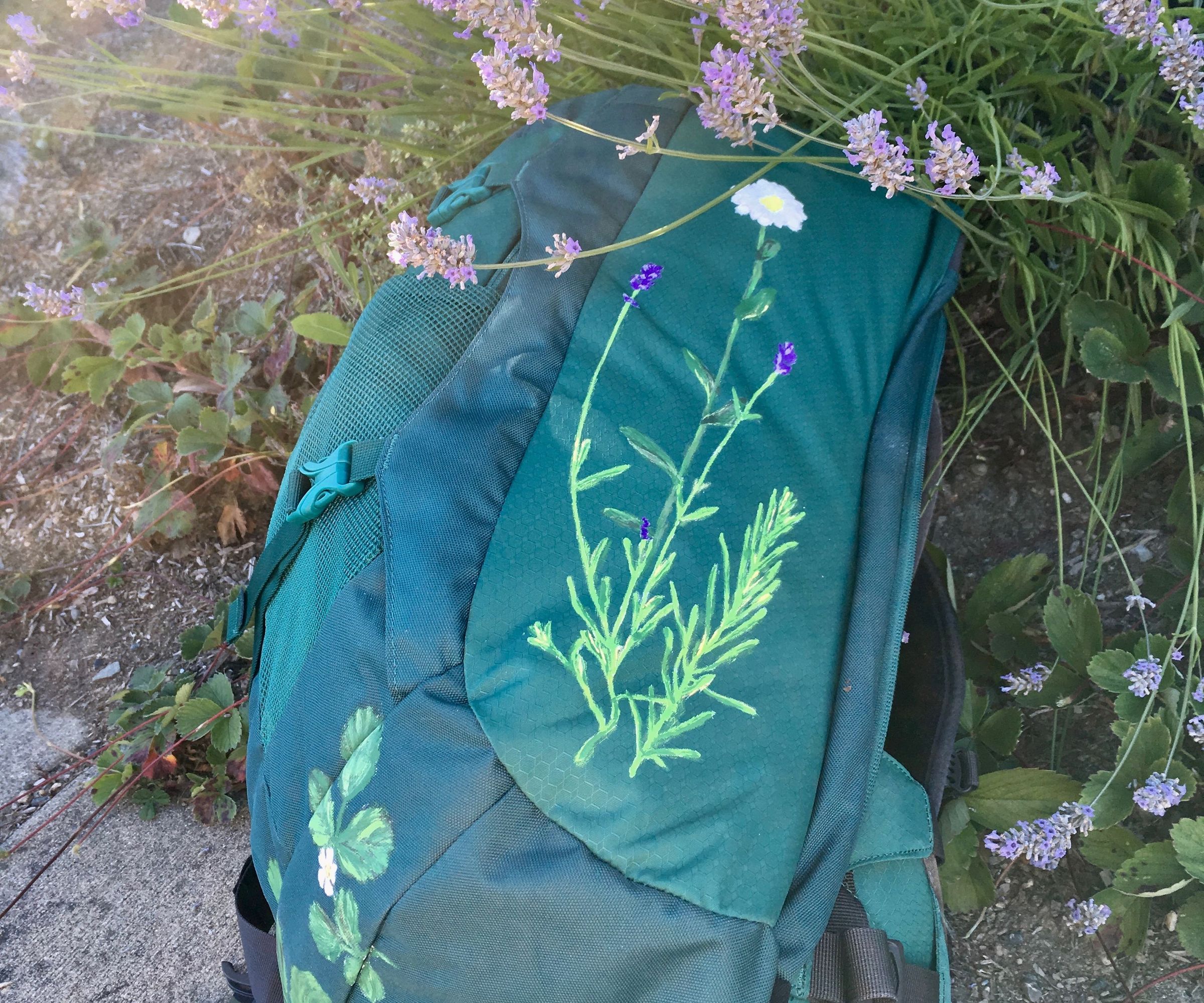 Painted Garden Backpack