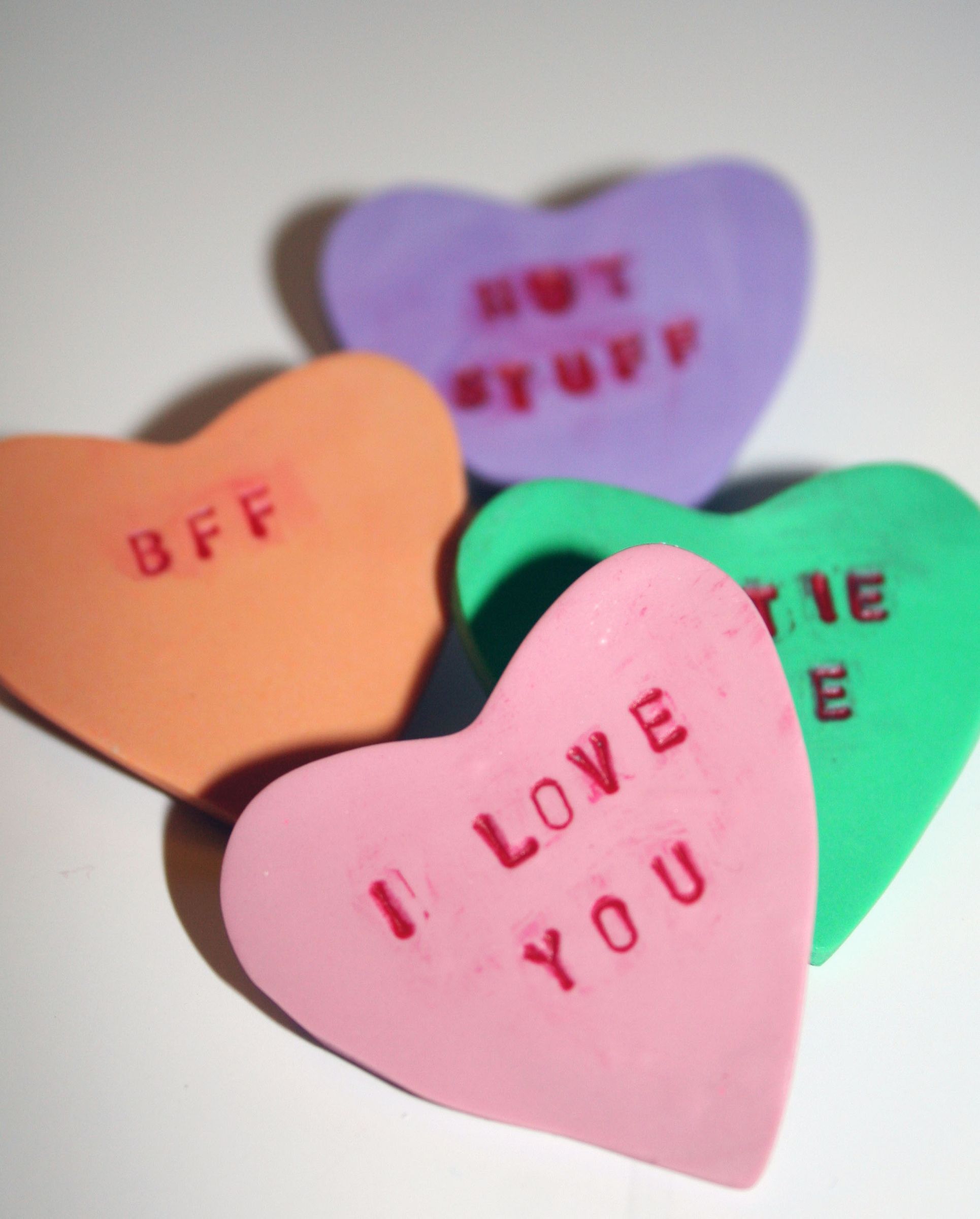Polymer Clay Conversation Heart Tutorial