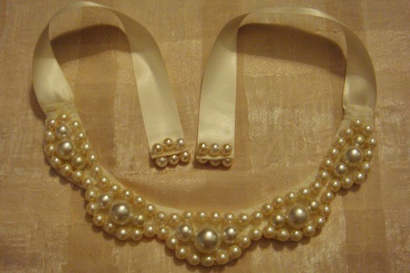 DIY Necklaces- Bib Chunky Pearl Necklace