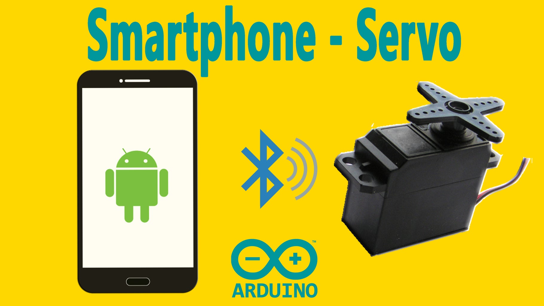 Arduino : How to Control Servo Motor Via Bluetooth (with Smartphone)