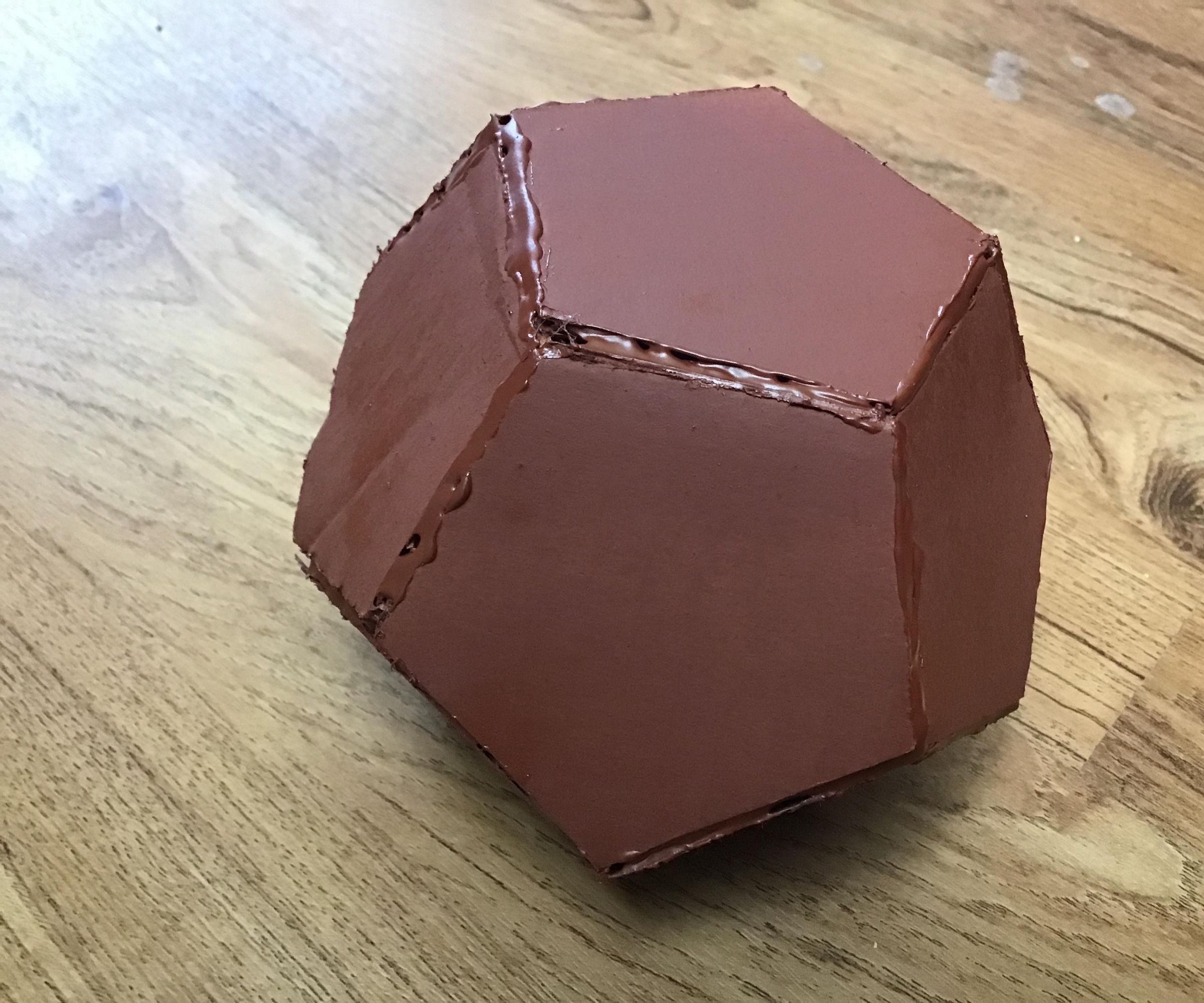 Cardboard Dodecahedron 