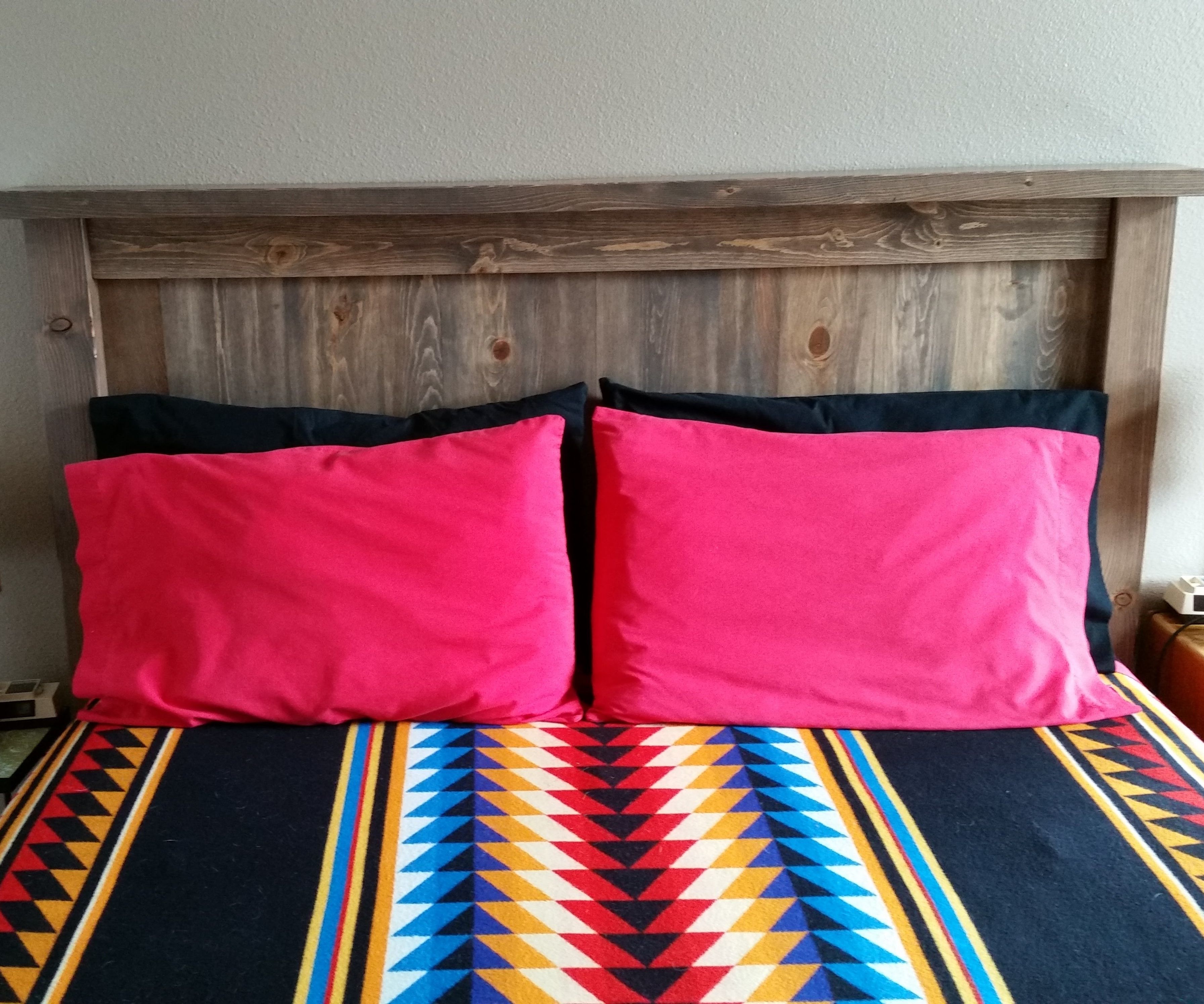 Introduction:  Queen Bed Wood Headboard