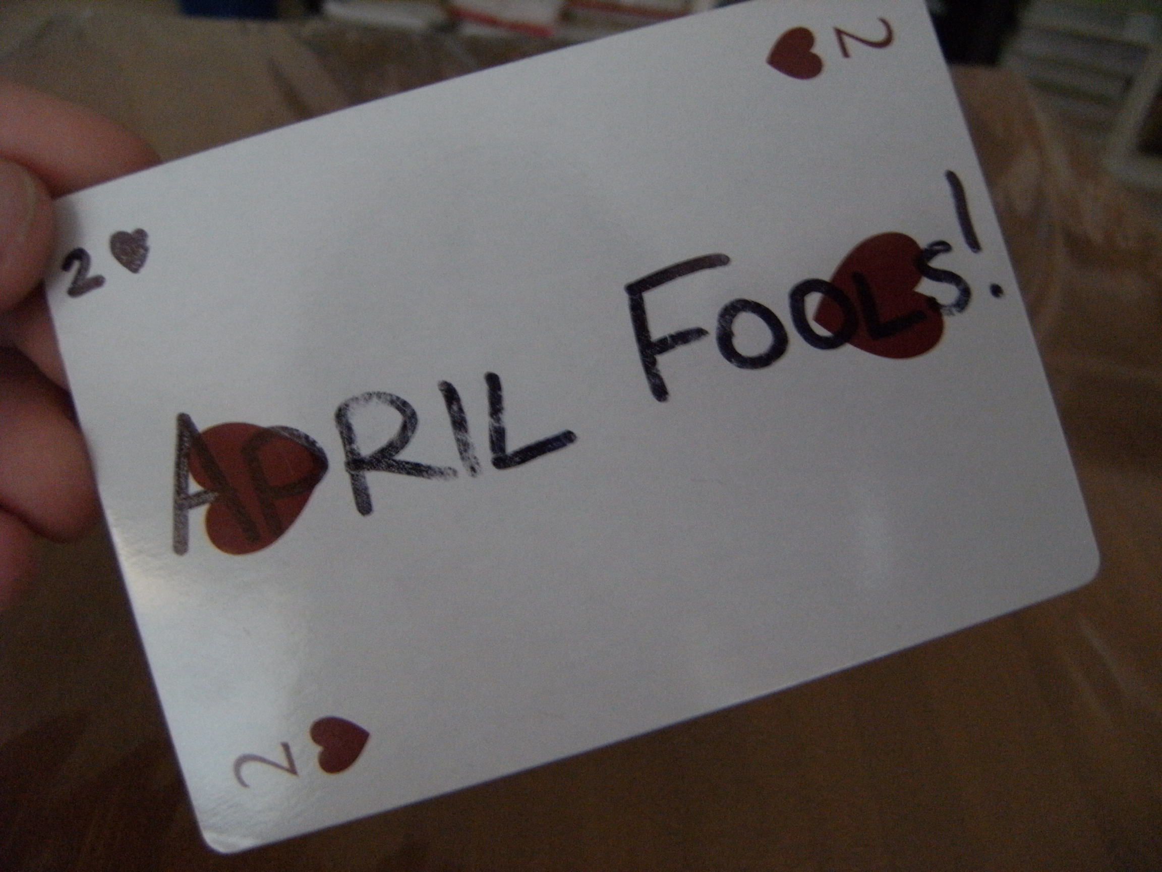 April Fools Magic Trick