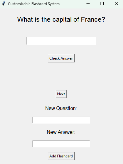 Customizable Flashcard System Using Python and JSON : 8 Steps ...