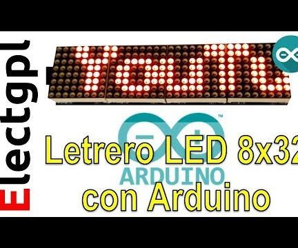 Control 4 Matrix 8x32 - Arduino - MAX7219