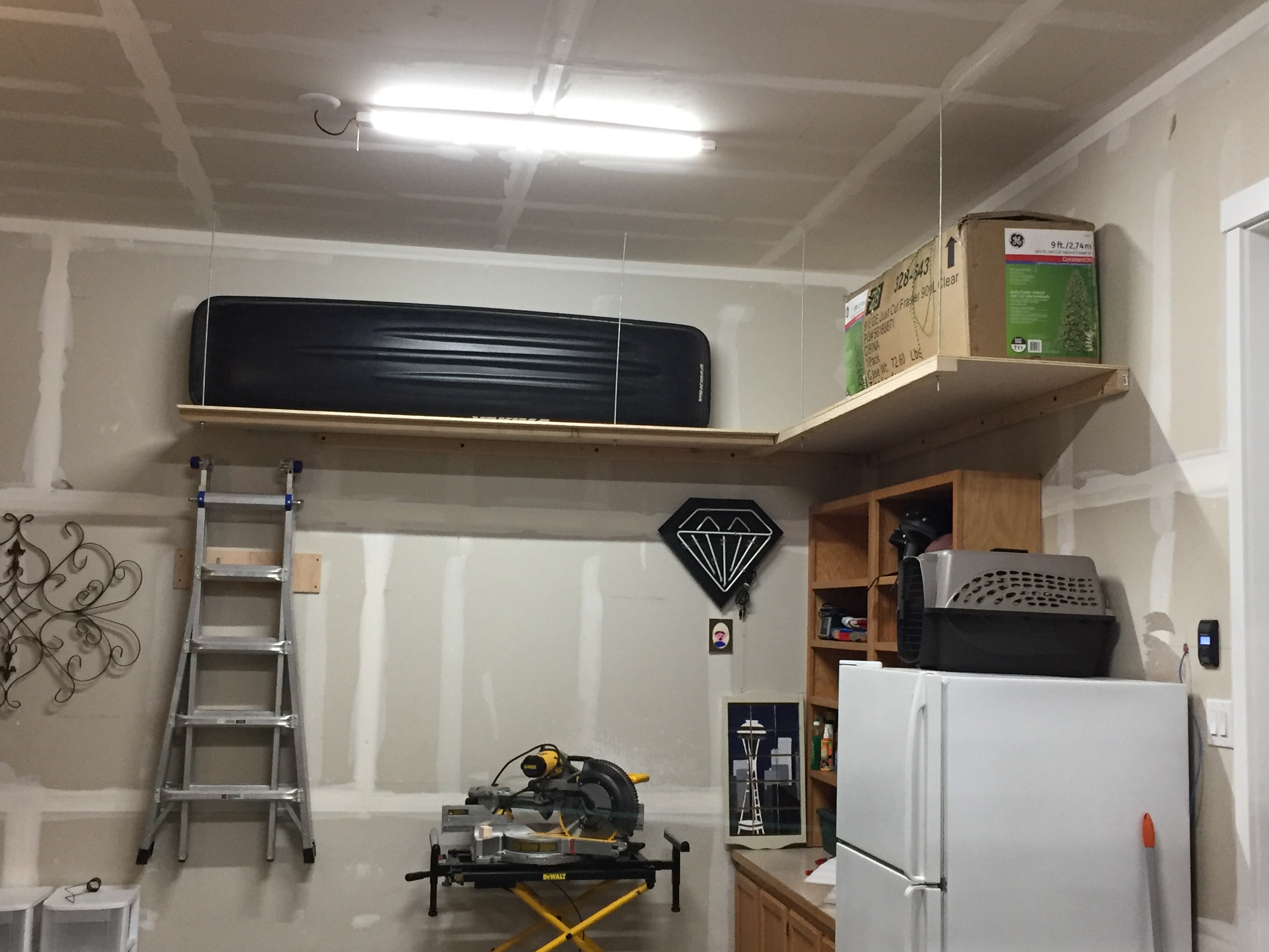 Overhead Garage Shelves 12 Steps (with Pictures) Instructables