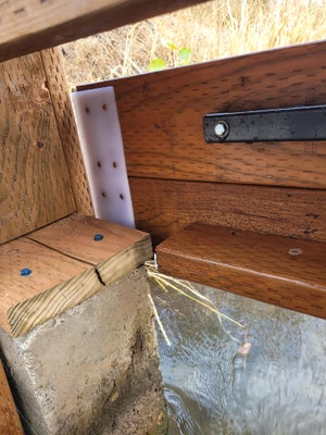 Trailer Jack and Wall