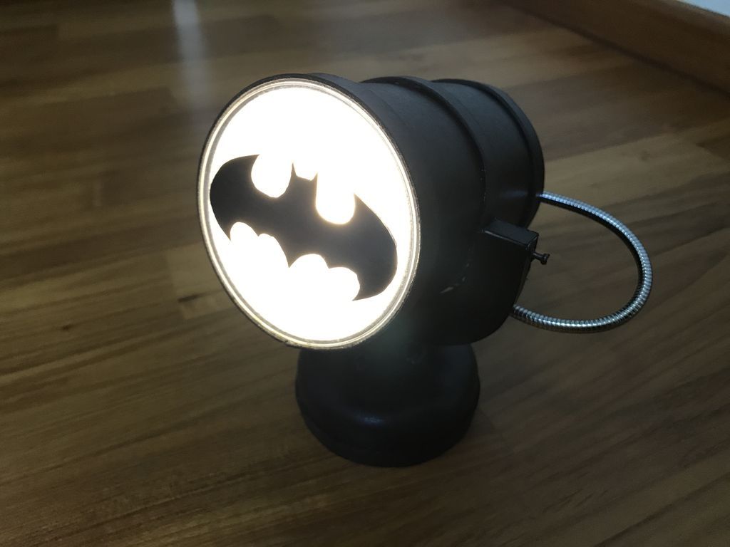 Bat Signal Night Light 5 Steps (with Pictures)