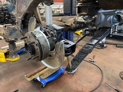 Trailing Arm on 1977 Corvette