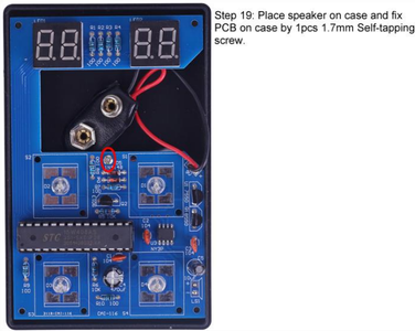 Place Speaker on Case