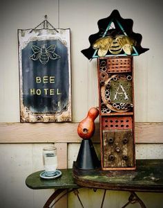 Make a Bee Hotel From Reclaimed Garage Scrap