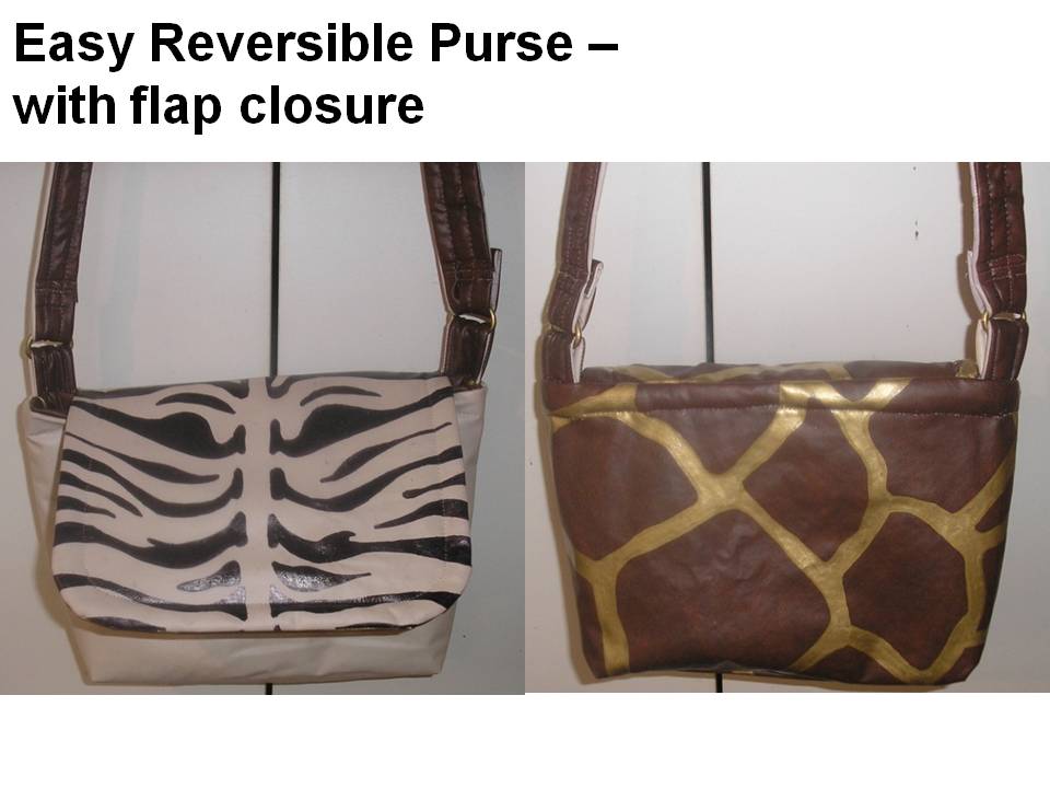 Sew Easy Purse - It's Reversible!