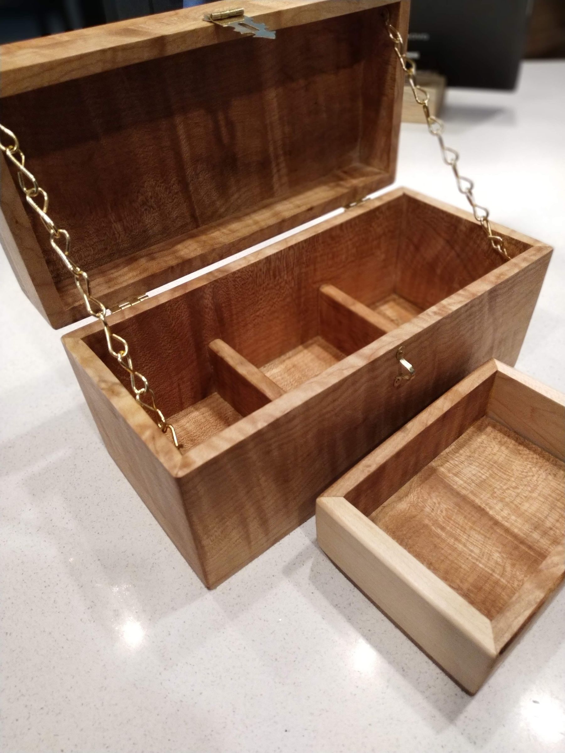 Maple Jewelry Box With Brass Knuckle Emblem 4 Steps (with Pictures) Instructables