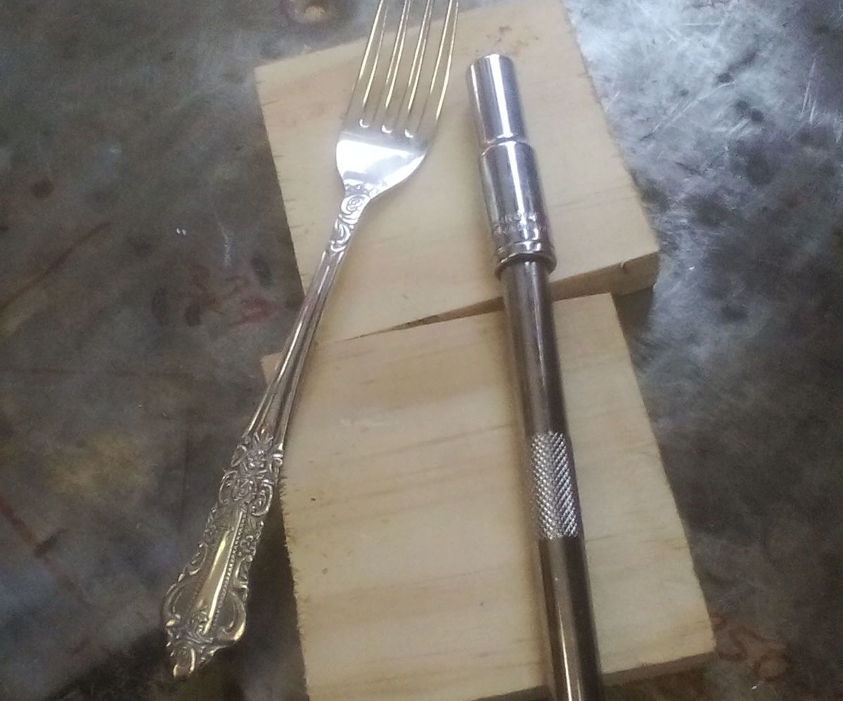 Chunky Fork Necklace