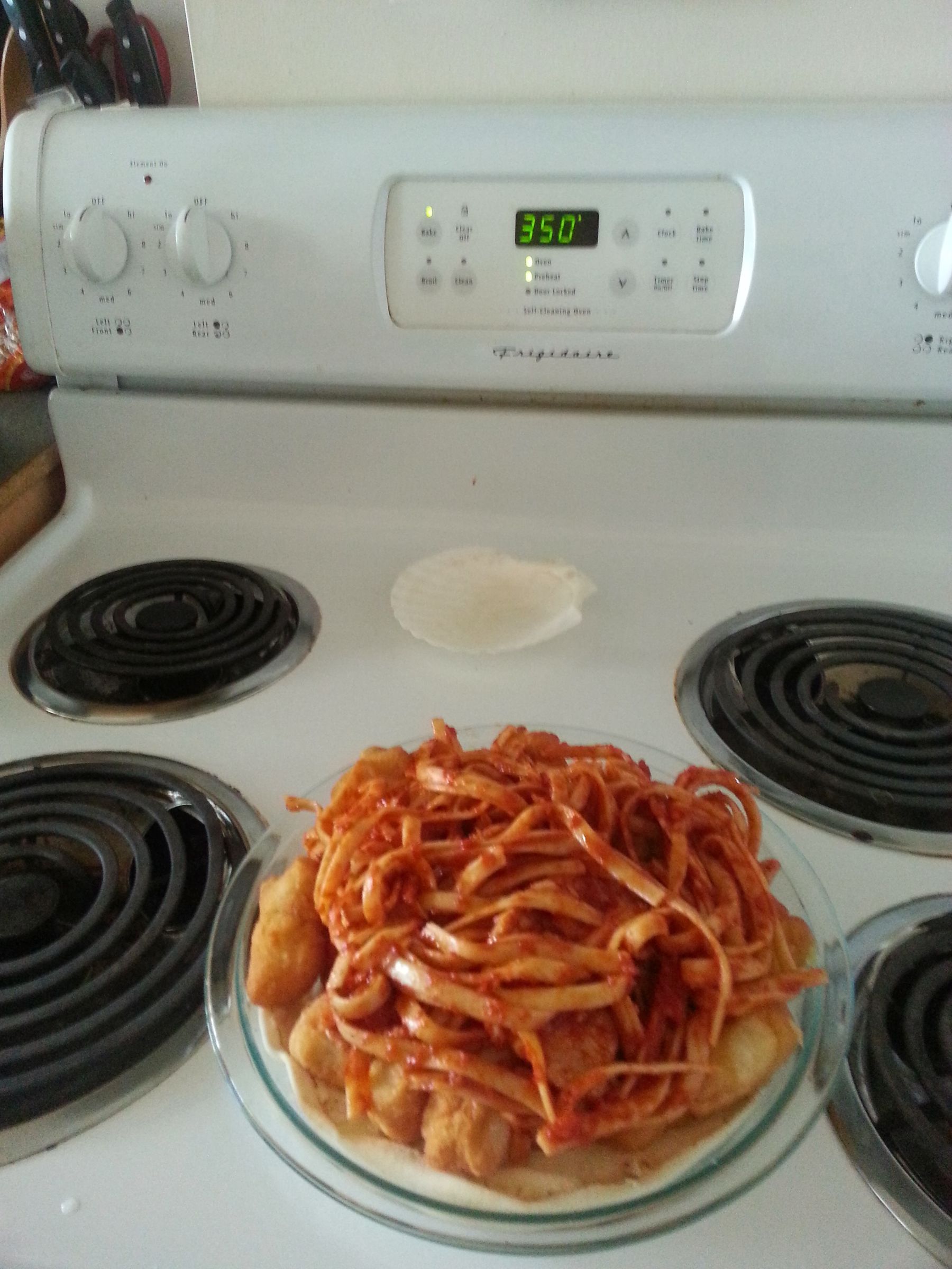 Use Up Greasy Leftovers (Spaghetti and Garlic Parmesan Bites on Pita)