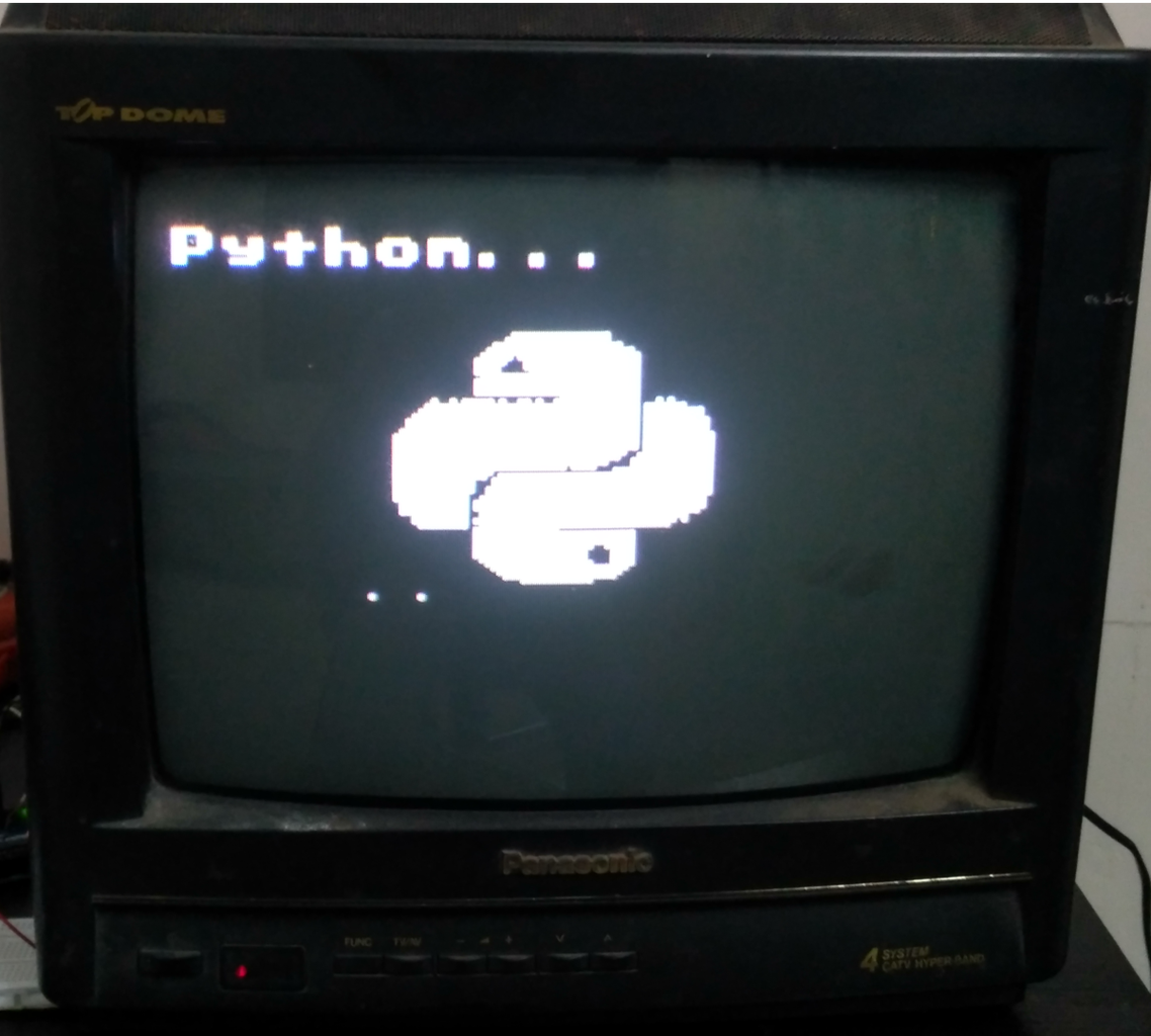 Displaying Python Logo & Text on TV With Arduino