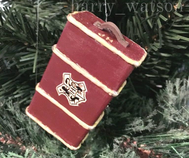 Mini Hogwarts Trunk Ornament