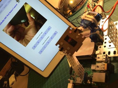 IoT: Raspberry Pi Robot With Video Streamer and Pan/Tilt Camera Remote ...