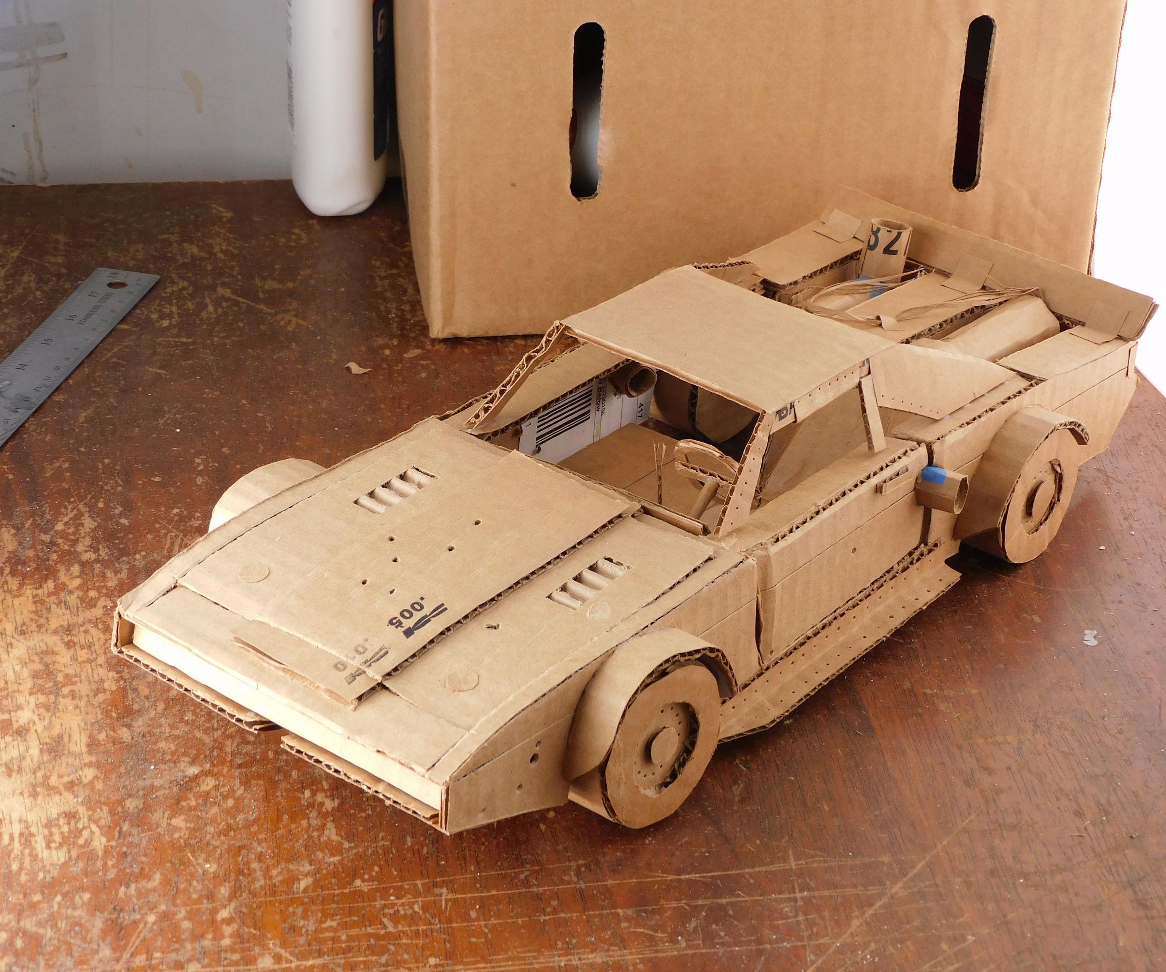 How to Make a Cardboard Replica "Dom's Ice Charger"