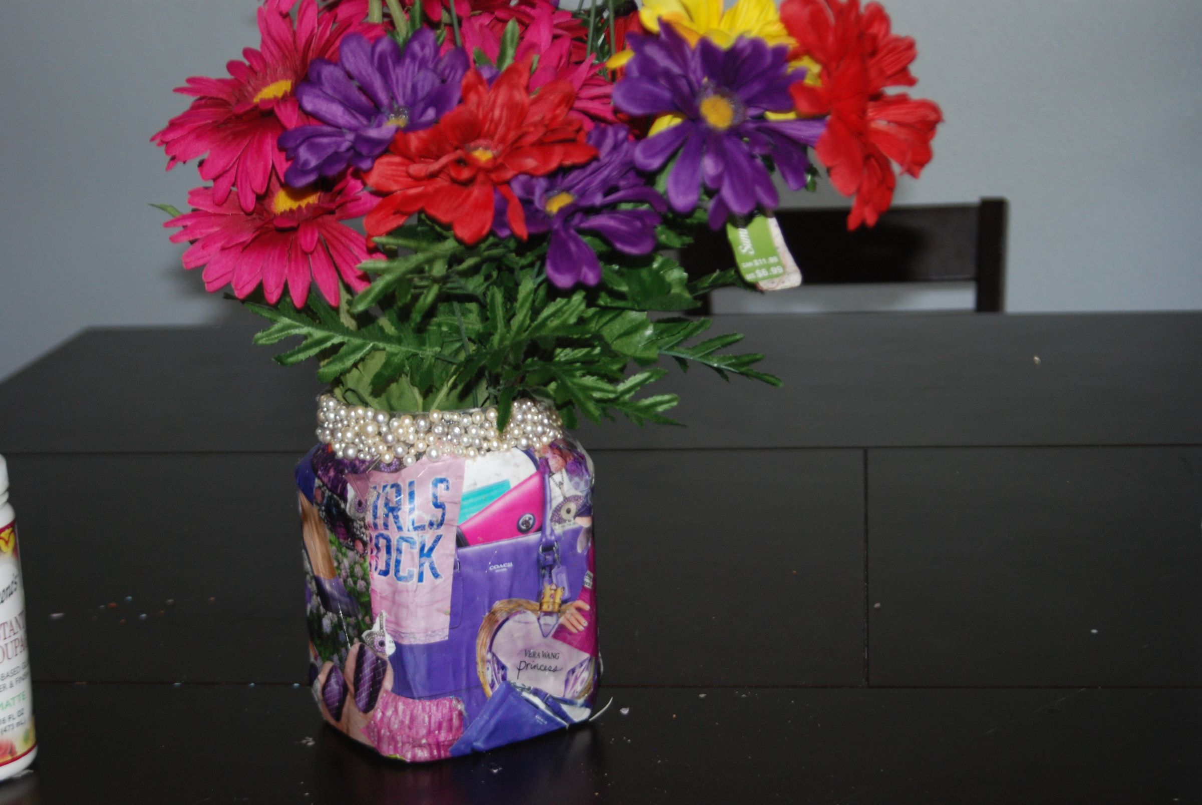 decoupage jar