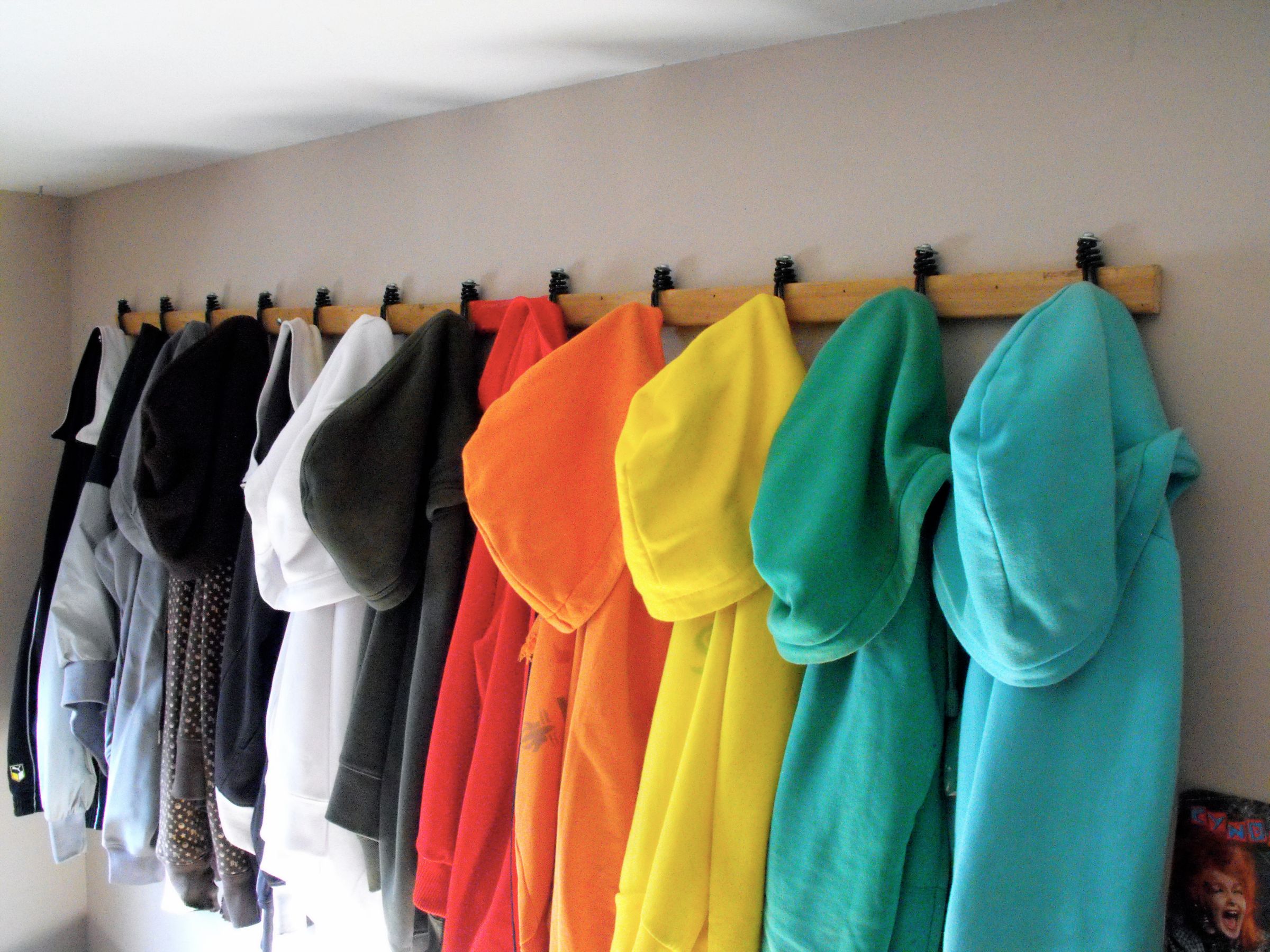 Sweater/Coat Rack Storage for Small Spaces